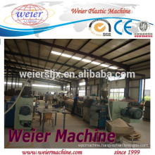 Wood plastic composite granulate machine line